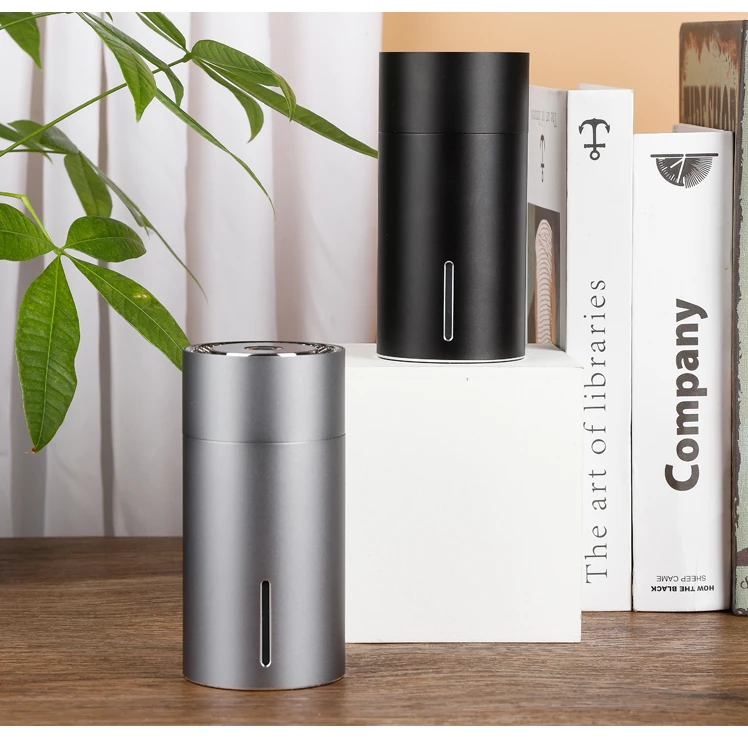 Car Humidifier Rechargeable Mute Colorful Ambient Light USB Portable Air Humidifier Fragrance Diffuser For Vehicle Essential Oil