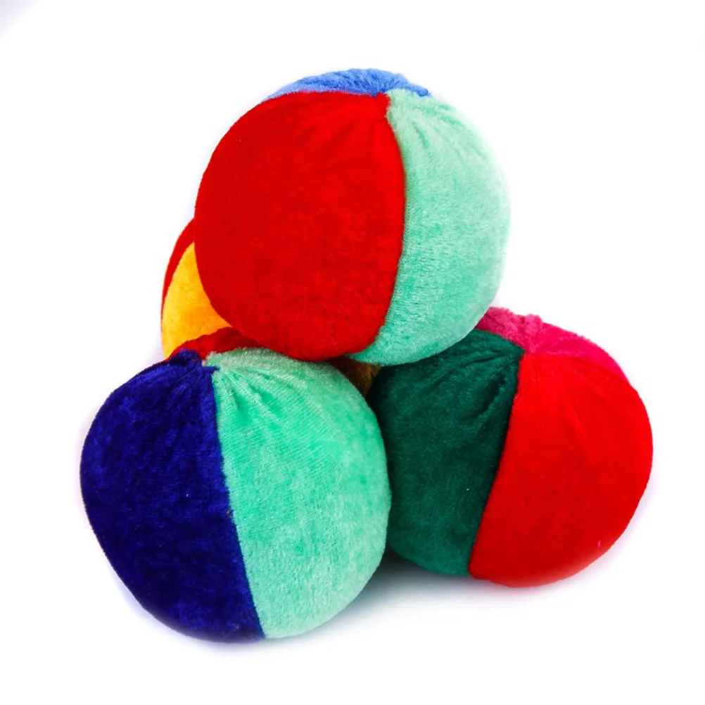20pcs Juggling Balls Soft Funny Colorful Fabrics Kindergarten Toy for Kids Outdoor Use