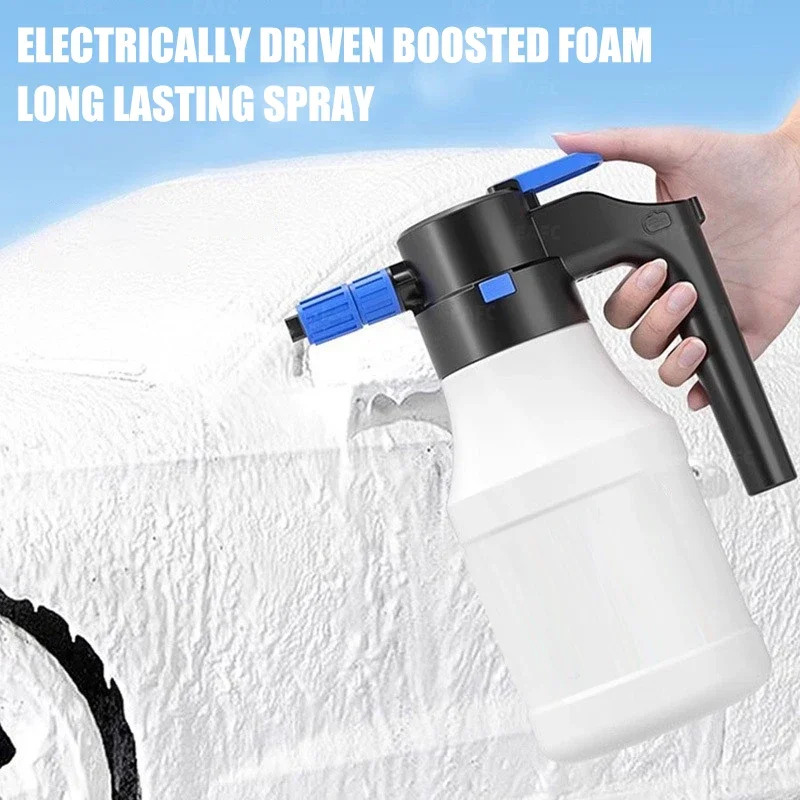 EAFC Handheld Electric Foam new Ejector 1.5L Foam Generator Car 2025 Wash SprayType Rechargeable Pneumatic High-pressure Water Spray Foam