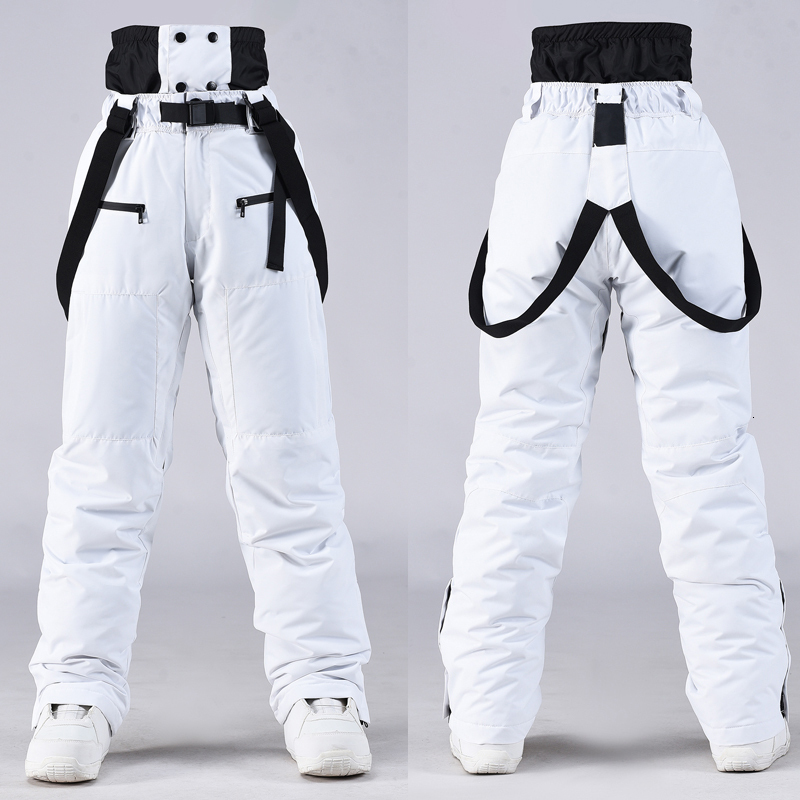High Quality Outdoor Sport Mountain Snow Trousers Windproof Male Alpine Overalls Costumes Waterproof Warm Men Big Ski Pants