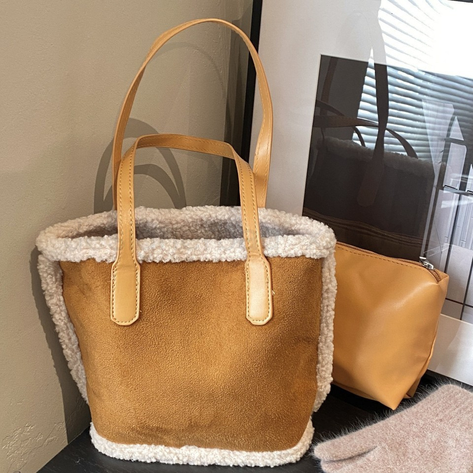 Bag Classic Designer Fashion 10a Top Woman Handbagevening Bags New Mao Tote Handbag Womens Simple Maillard Style Leisure Commuter Versatile Daily Xm60