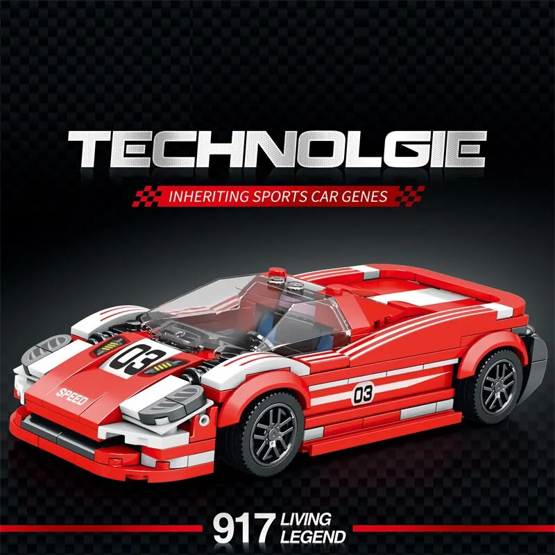 City Technical Speed Car Building Blocks Sport Racing Car Vehicles Assembled Bricks Toys Children Educational Toy Christmas Gift