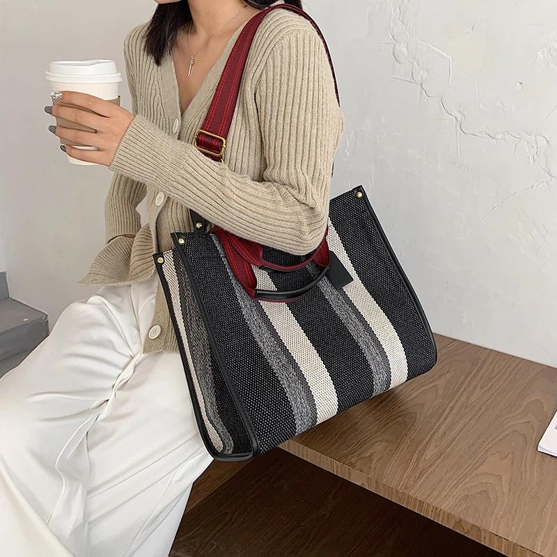 Totes Women Canvas Handbags Shoulder Bags Large Capacity Ladies Crossbody For Fashion Female Tote Messenger Bag