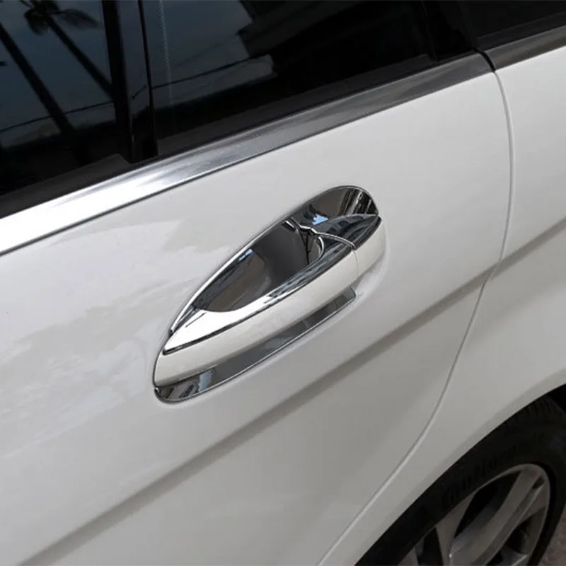 For Mercedes Benz GLK GL ML C Class W204 X204 X166 ABS Chrome Car Door Bowl Cover Trim Car Accessories