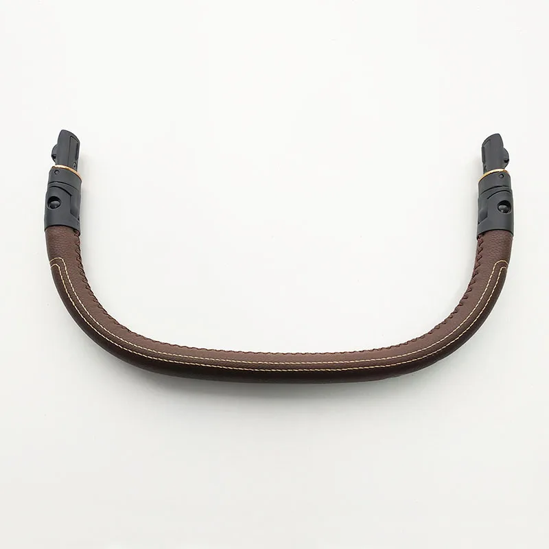 Stroller Armrest Compatible Priam 3/4 2019-2023 Prams Guardrail Buggy Bumper Bar Baby Carriage Fence With Leather Cover