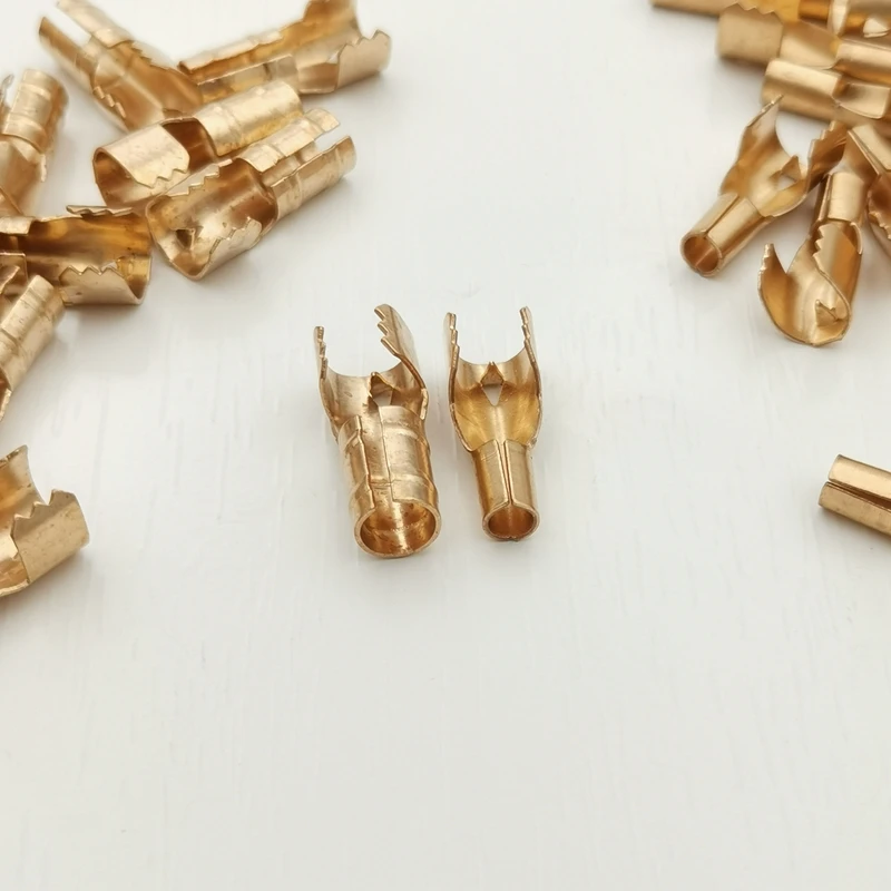 Waste Oil Burner Igniter Accessories High Voltage Wire Copper Connector for High Prressure Pulse Transformer Ceramic Electrode