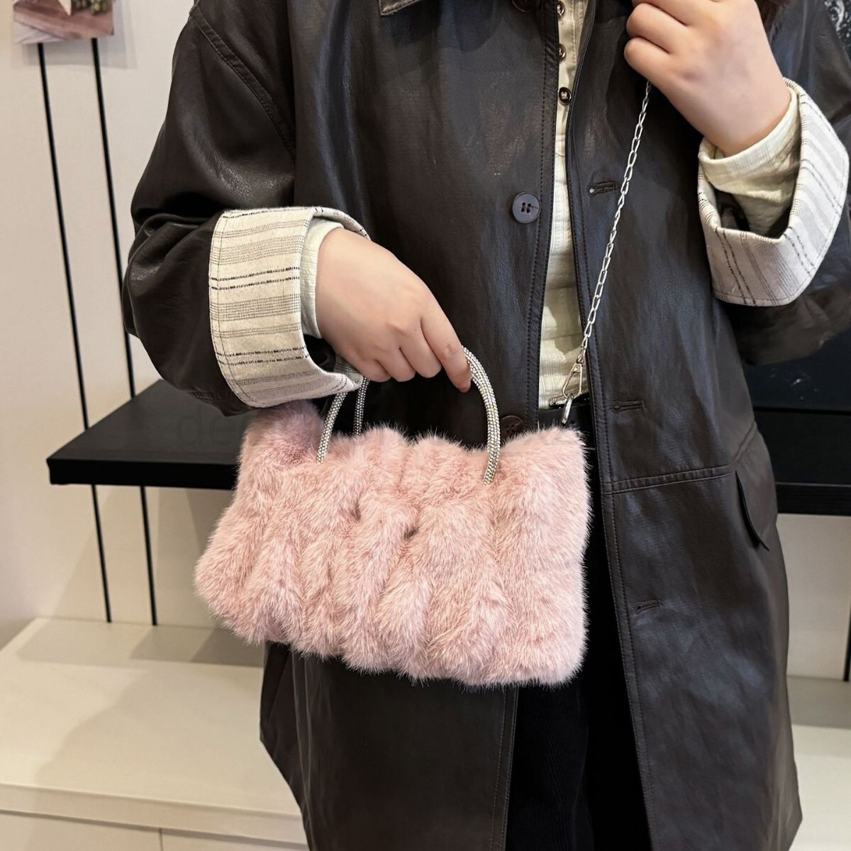Niki Duncks Tote Bagclassic Designer Bag Fashion 10a Top Woman Handbagevening Bags Cute Temperament Plush New Trendy Single Shoulder Crossbody Womens 