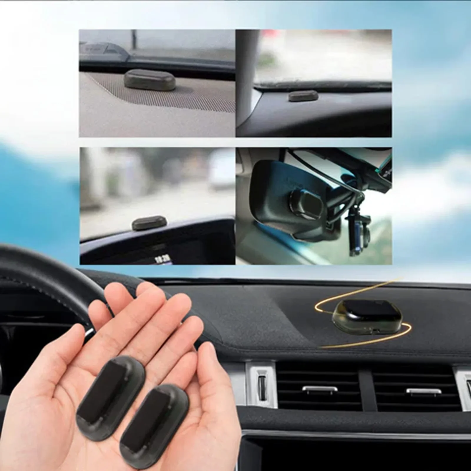 5PCS Electromagnetic Snow Removal Device Car Deicing Instrument Car Snow Removal Molecular Interference Efficient Defrosting