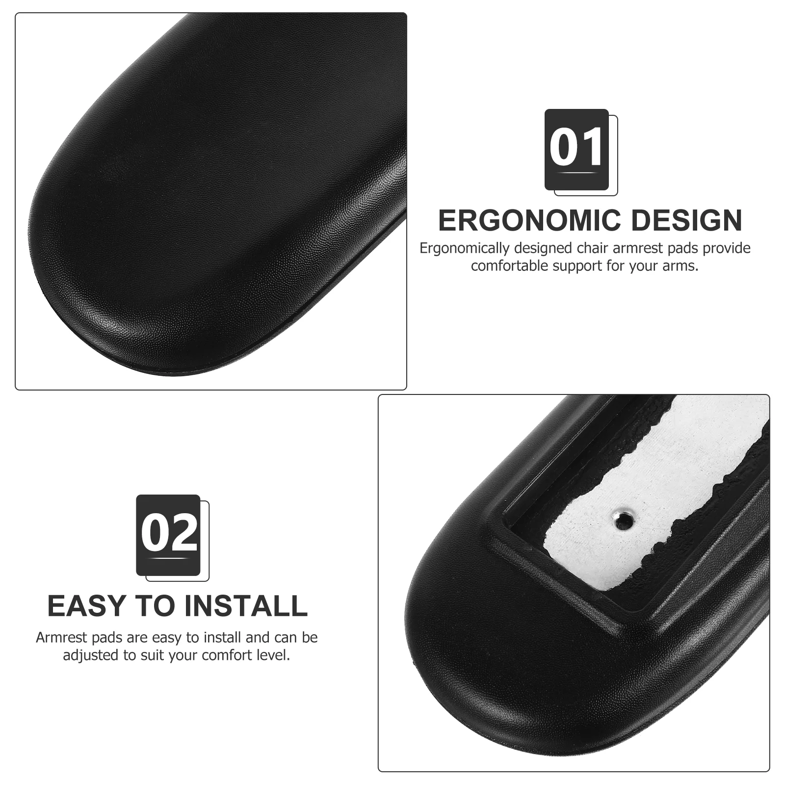 Office Chairs Armrests Gaming Wheelchair Handle Replacement Accessories Replaceable Pad Pads Parts