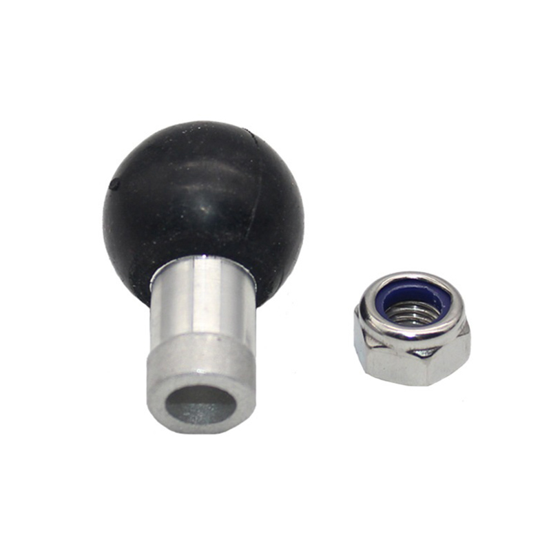 1 inch Ball Head Base Adapter M8 Screws Motorcycle Through Hole Ballhead M8 Threaded Bolt for Gopro insta360 Ball Mount Adapter