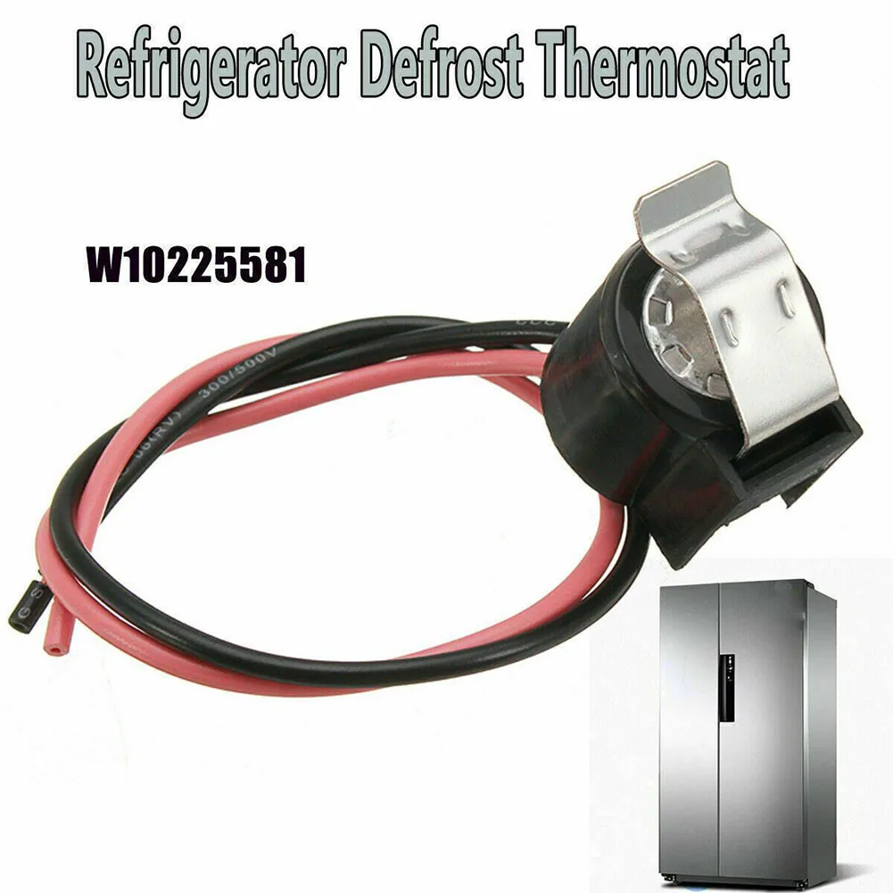 1/4pcs Ultra Durable W10225581 Refrigerator Defrost Thermostat Replace For Kenmore Aid Supplies Kitchen Gadgets Accessor