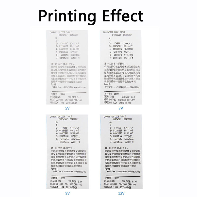 QR204 Mini Embedded Printer Thermal ESC POS Receipt Parallel Panel Printer USB TTL RS232 Kiosk Printer Barcode Arduino 2 inch