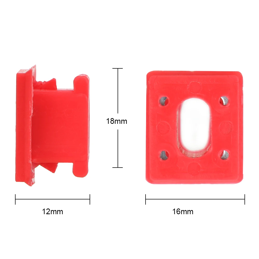 20pcs/set Car Fasten Clips Red Insert Grommets Panel Fixing Buckles For BMW E46/E65/E66/E83N Dashboard Dash Trim Strip Clips
