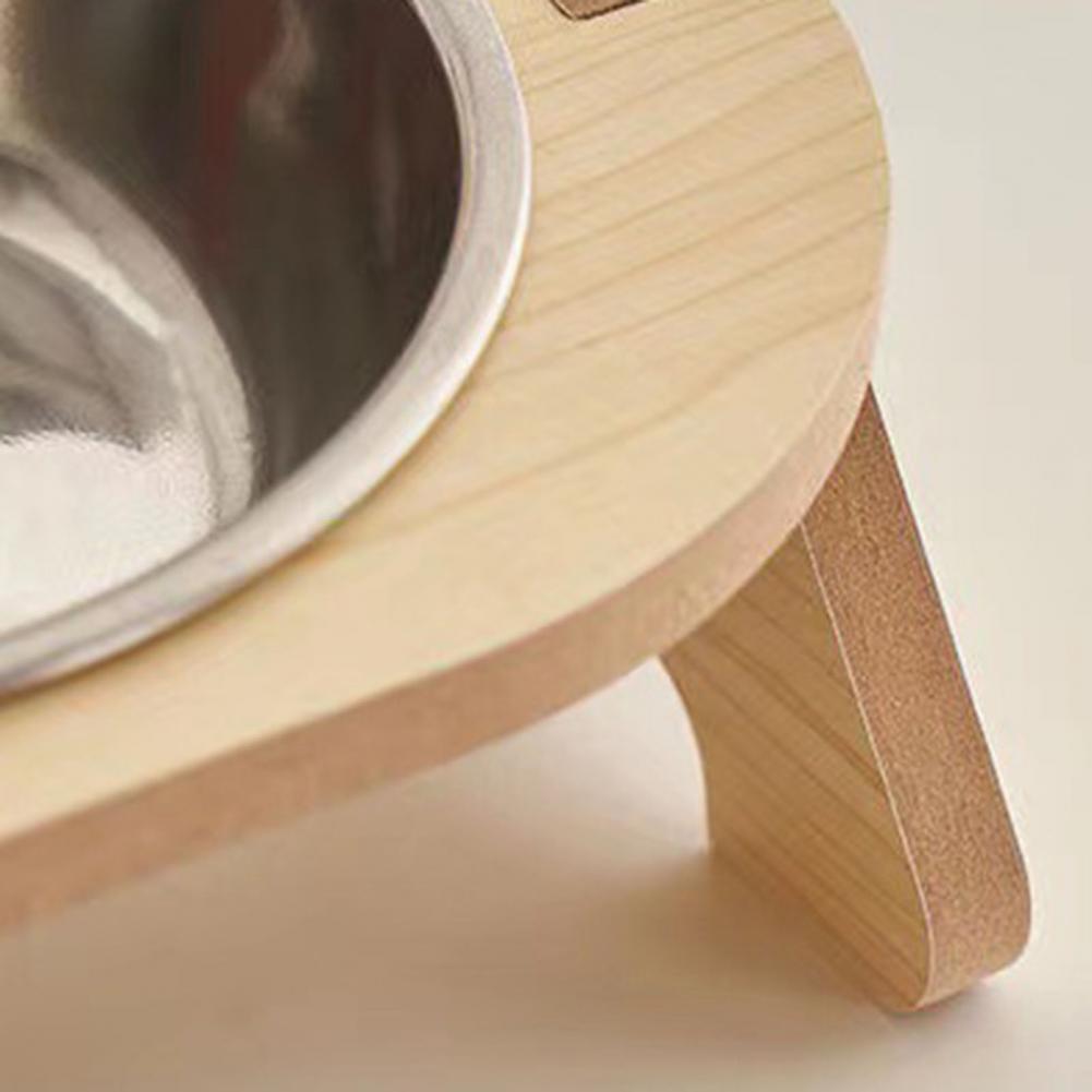Pet Feeder Single/Double Cat Food Bowl With Anti-Knockover Design Dog Water Feeding Container For Small Animal