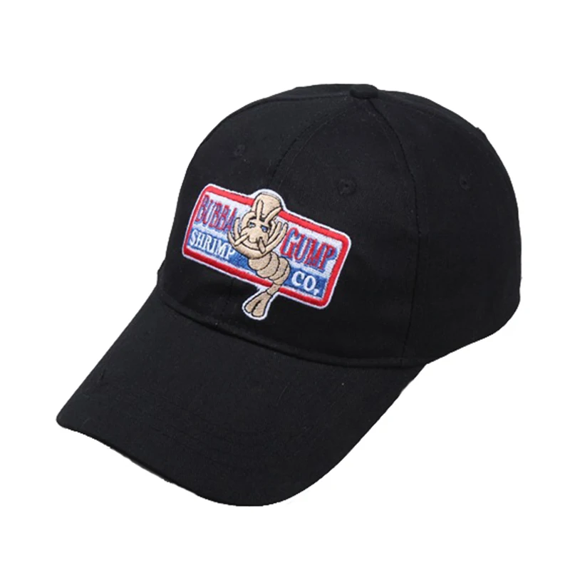 1994 Bubba Gump Shrimp CO. Baseball Hat Forrest Gump Costume Cosplay Embroidered Snapback Cap Men&Women Summer Cap wholesale