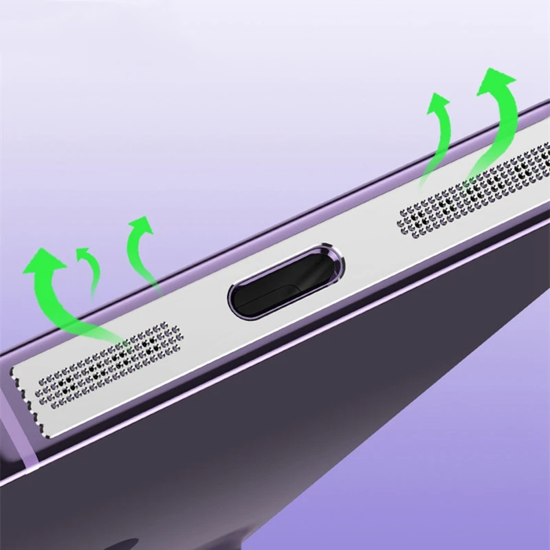 3PCS Universal Metal Dustproof Net Stickers for iPhone 15 14 13 12 Speaker Mesh Sound Hole Charging Port Protective Cover