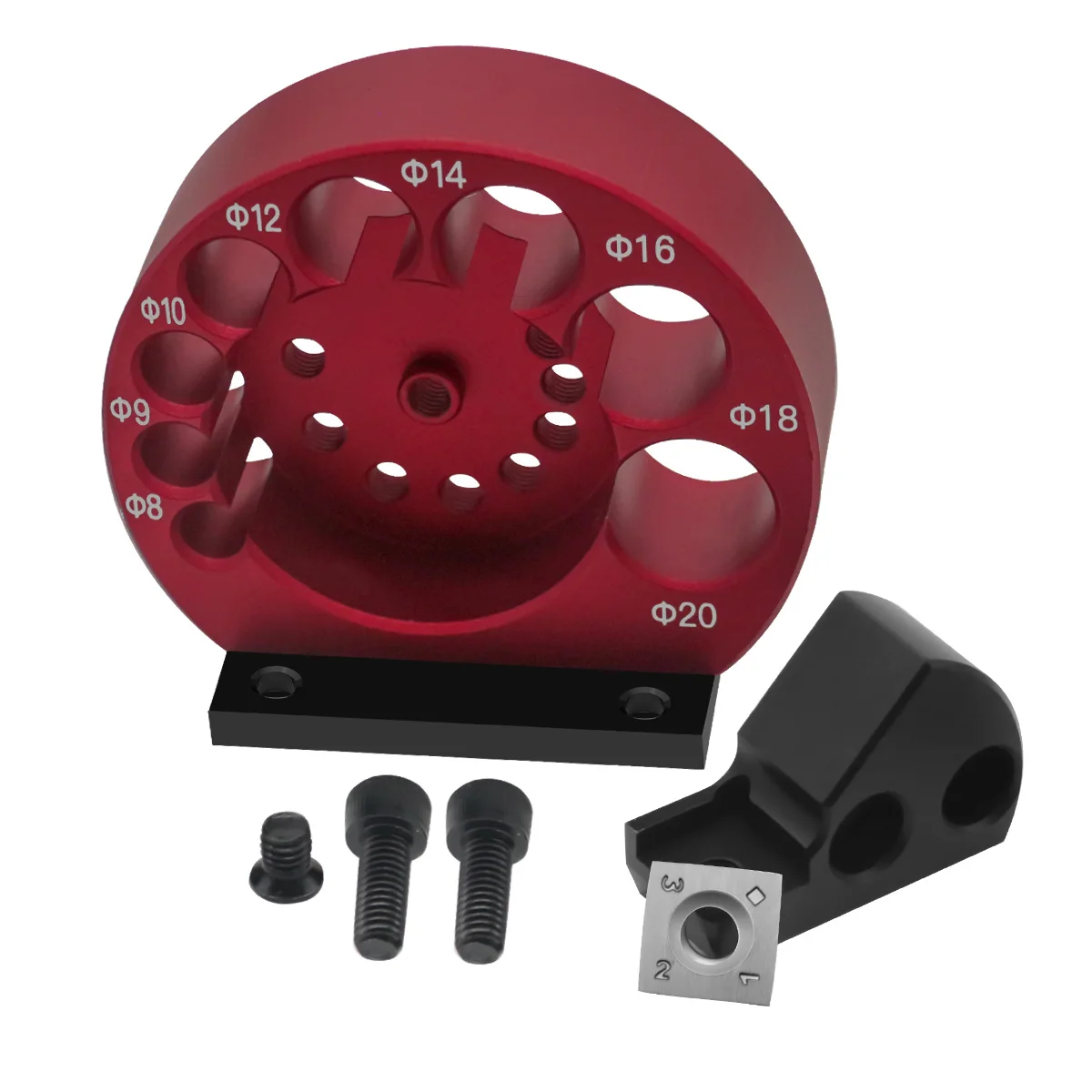 Dowel 2025 Plate, Adjustable Dowel Maker Jig Kit,8-20mm Electric Drill Milling new Dowel Round Rod Auxiliary Tool with Carbide Blades