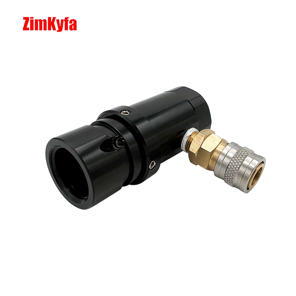 HPA SLP New Mini AIR CO2 Regulator Micro Reg US Foster Plug 300PSI Gauge Low Pressure Ajustable 40-200PSI For G1/2-14 Bottle