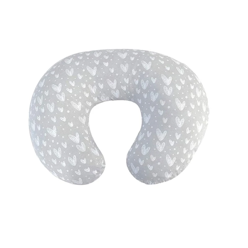 Breastfeeding Pillow Cover Removable U-Shape Nursing Pillow Slipcover for Babies