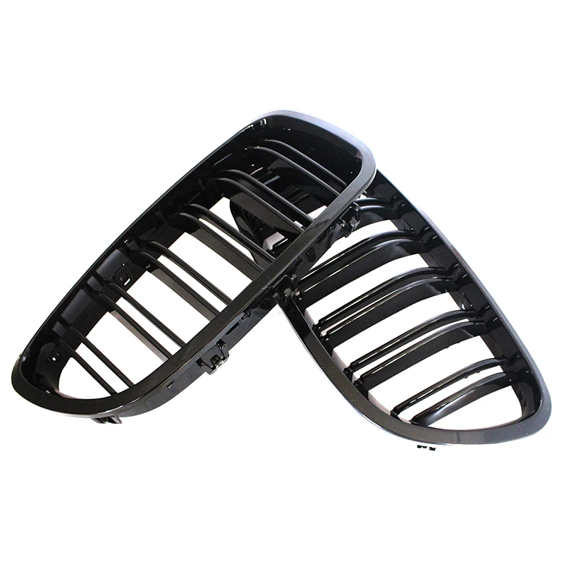 For 5 Series F10 F11 F18 520 523 525 520d 530d 540i Car Front Grille Kidney Racing Grill Gloss Black 10-17