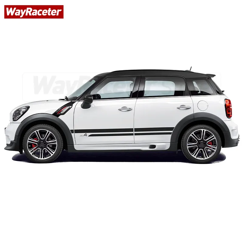 Car Engine Cover Hood Bonnet Trunk Tail Body Decal Side Stripes Sticker For MINI Countryman R60 ALL4 John Cooper Works JCW