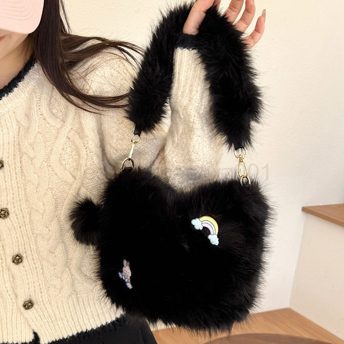 Niki Duncks Tote Bagbag Classic Designer Fashion 10a Top Woman Handbagevening Bags New High-end and Stylish Plush Versatile Autumn Winter Shoulder Cro