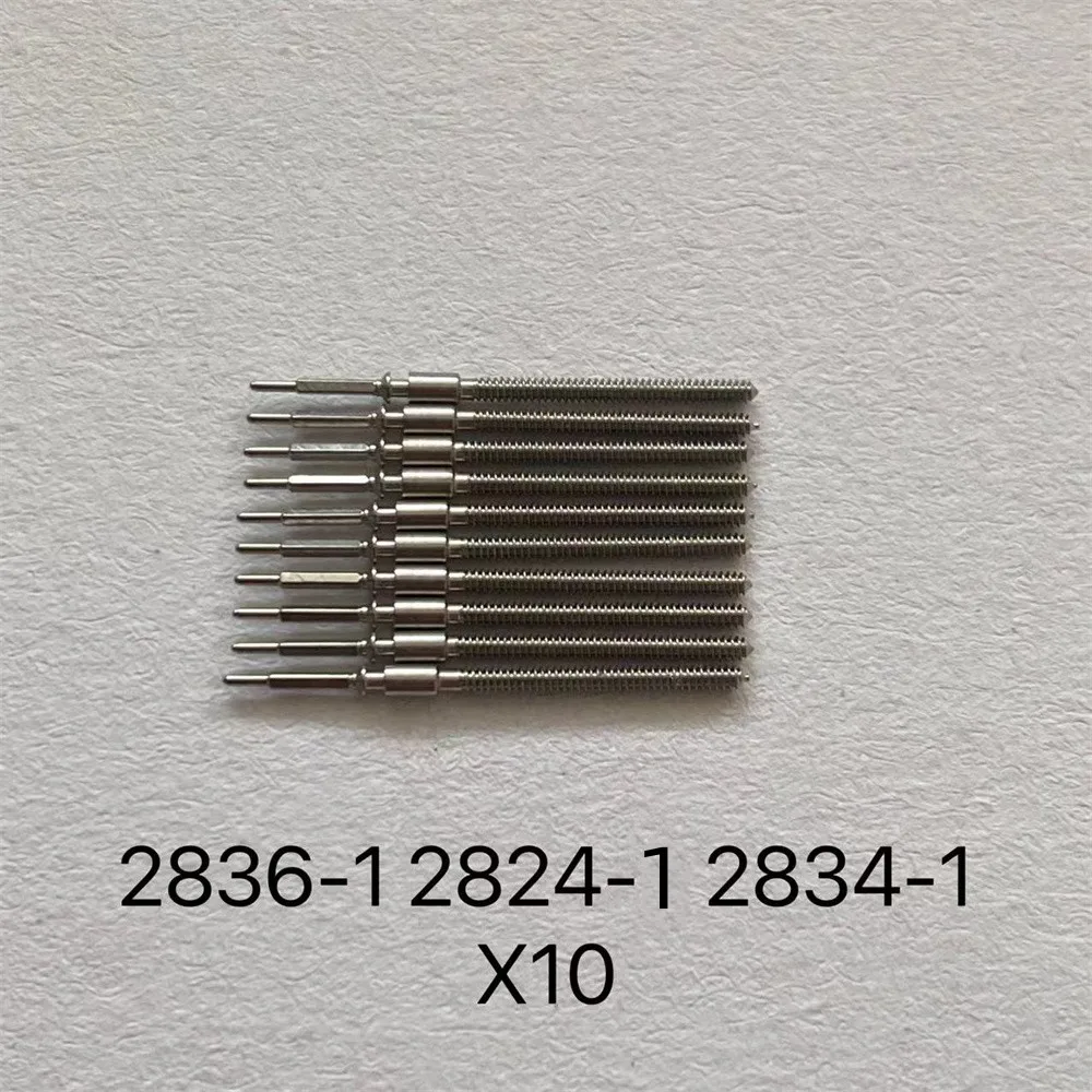 10pcs Watch Repair Movement Winding Stems parts For 2813 8200 2836 2824 NH35 SW200 Movement Accessories Watch Movement Stems