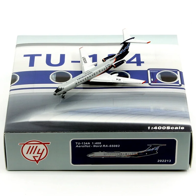 1/400 Scale Aeroflot TU-134 TU-134A RA-65083 Russia AEROFLOT NORD Airlines Diecast Alloy Aircraft Model Toy For Collection