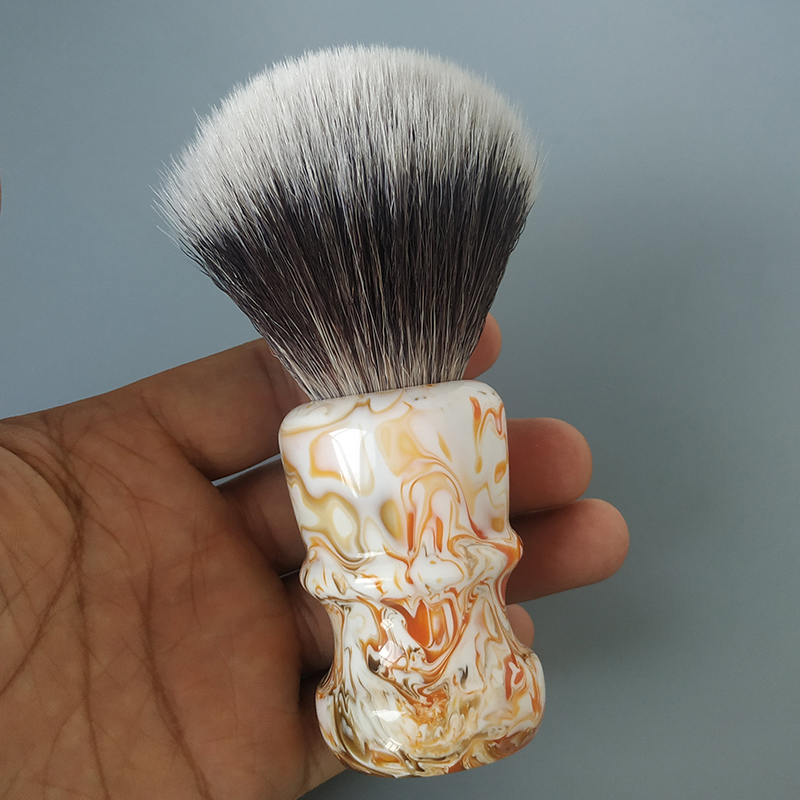 Dscosmetic 24mm Coffee G7 synthetic hair shaving brush for man shaving brush