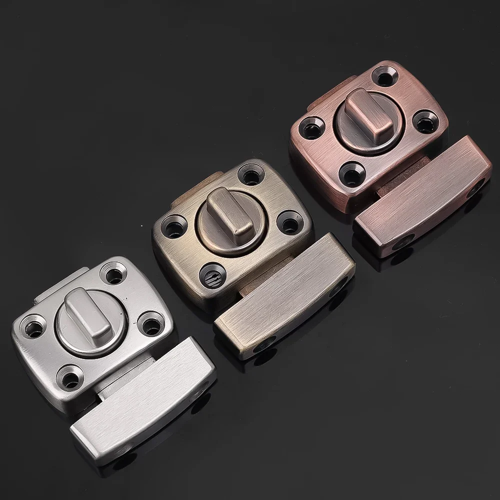 Kids Safety Drawer Locks Clasp Door Bolt Type Interior Perforated Latch Door Lock Universal Safety Lock Bedroom Anti-theft Locks