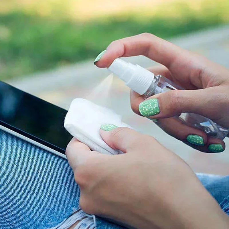 1PC Refillable Bottles Clear PET Plastic Portable Spray Bottle Empty Perfume Container Accessories 10ml 30ml 50ml 60ml 100ml NEW