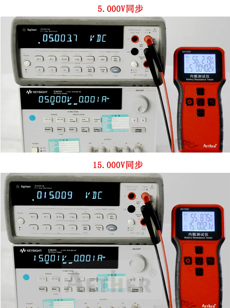 BA1020 0.2% High-precise 4-digit decimal display Handheld Portable Battery Internal Resistance Voltage Tester/Meter 200Ω 100V