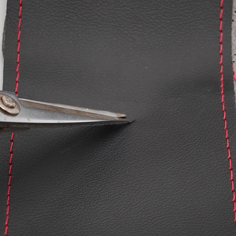 For Citroen C5 2001-2006 Xsara Picasso Berlingo Peugeot Partner 2003-2008 Hand Braid Car Inner Steering Wheel Leather Cover Trim