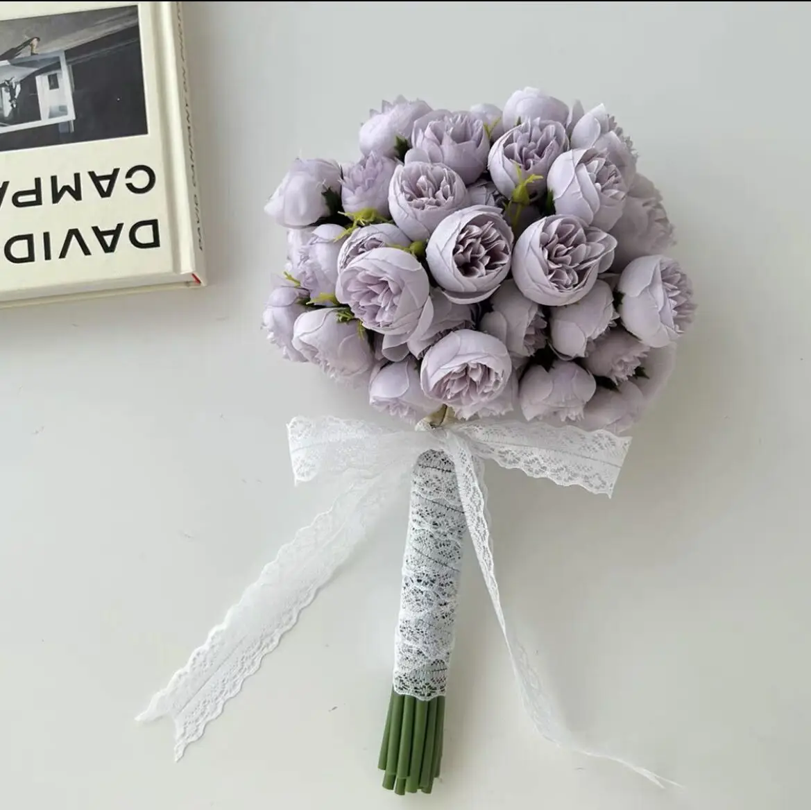 2024 Wedding Bouquets Handmade Bridal Flower Wedding Party Gifts Wedding Accessories Flowers Pears beaded with Ribbon
