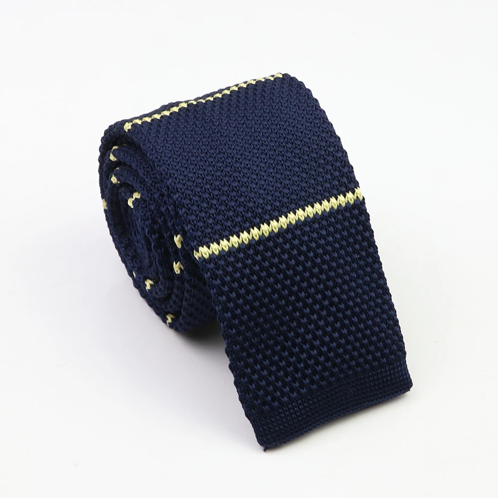 Classic Warm Knit Neck Ties For Men Casual Suits Striped Colourful Tie Mens Neckties Leisure Woven Daily cm Width 5