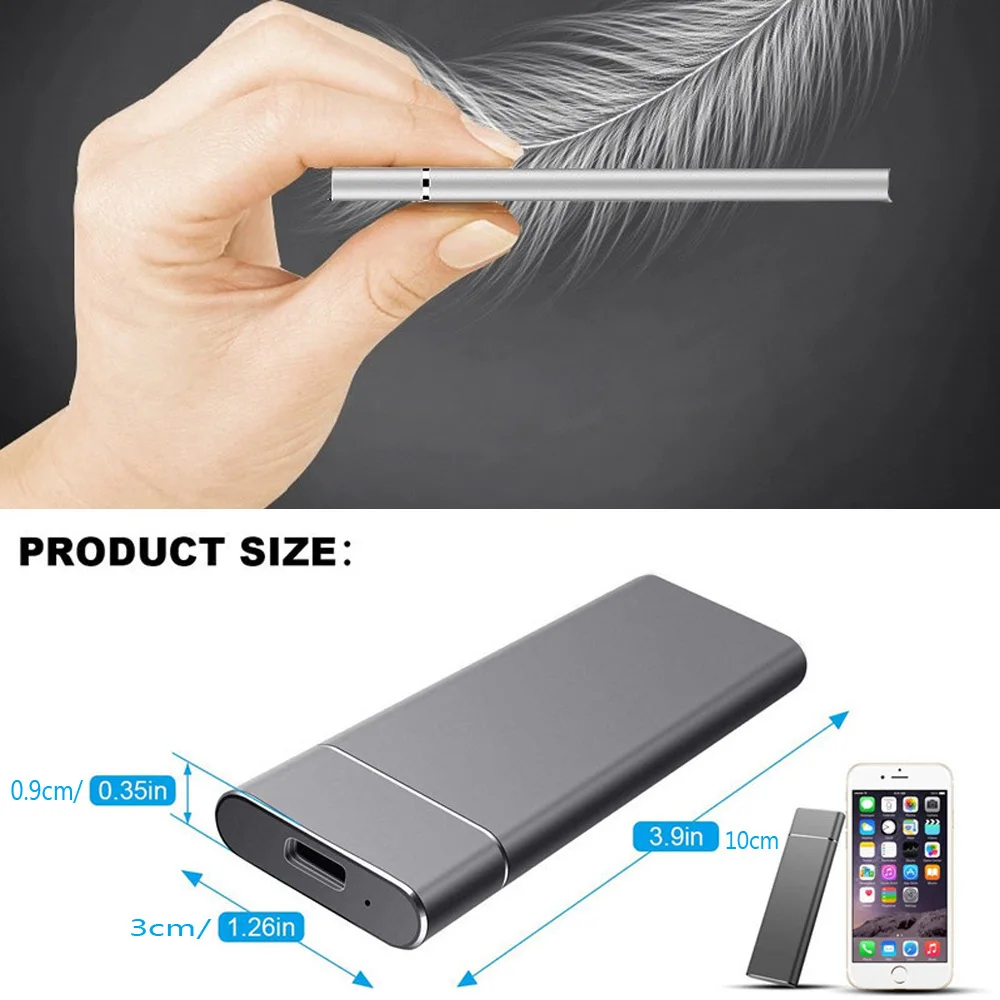 High Speed USB 2025 3.1 SSD Sata 2TB Portable SSD Pen Drive 1TB Metal Disco Duro Externo new 16TB Cle USB Flash Drive 128GB Fiee shipping