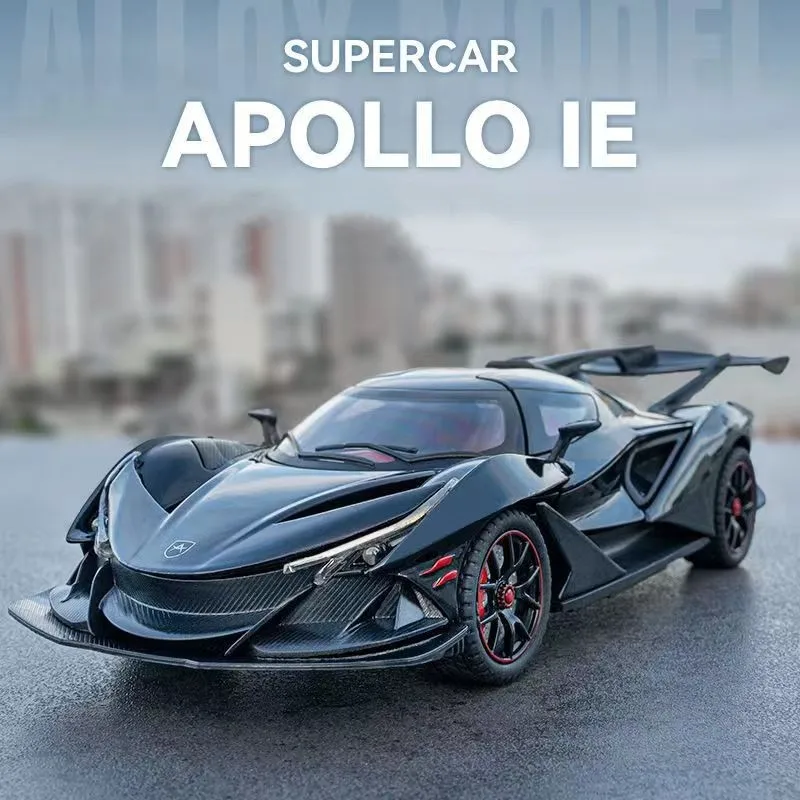 1:24 Apollo IE Alloy Car Diecasts & Toy Vehicles Car Model Sound and light Pull back Car Toys Collectbles For Childrens Gifts