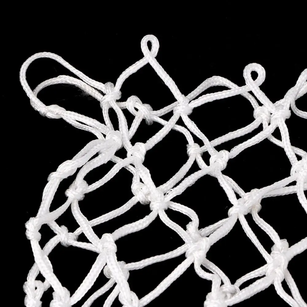 Hoop Deluxe Fits Thread Durable Red standard size Mesh Net Basketball 5