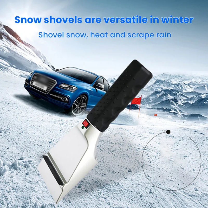 Car Heated Snow Removal Ice Shovel Simple And Easy To Use Winter Faster 12v Universal Can Be Heated Removal Tool