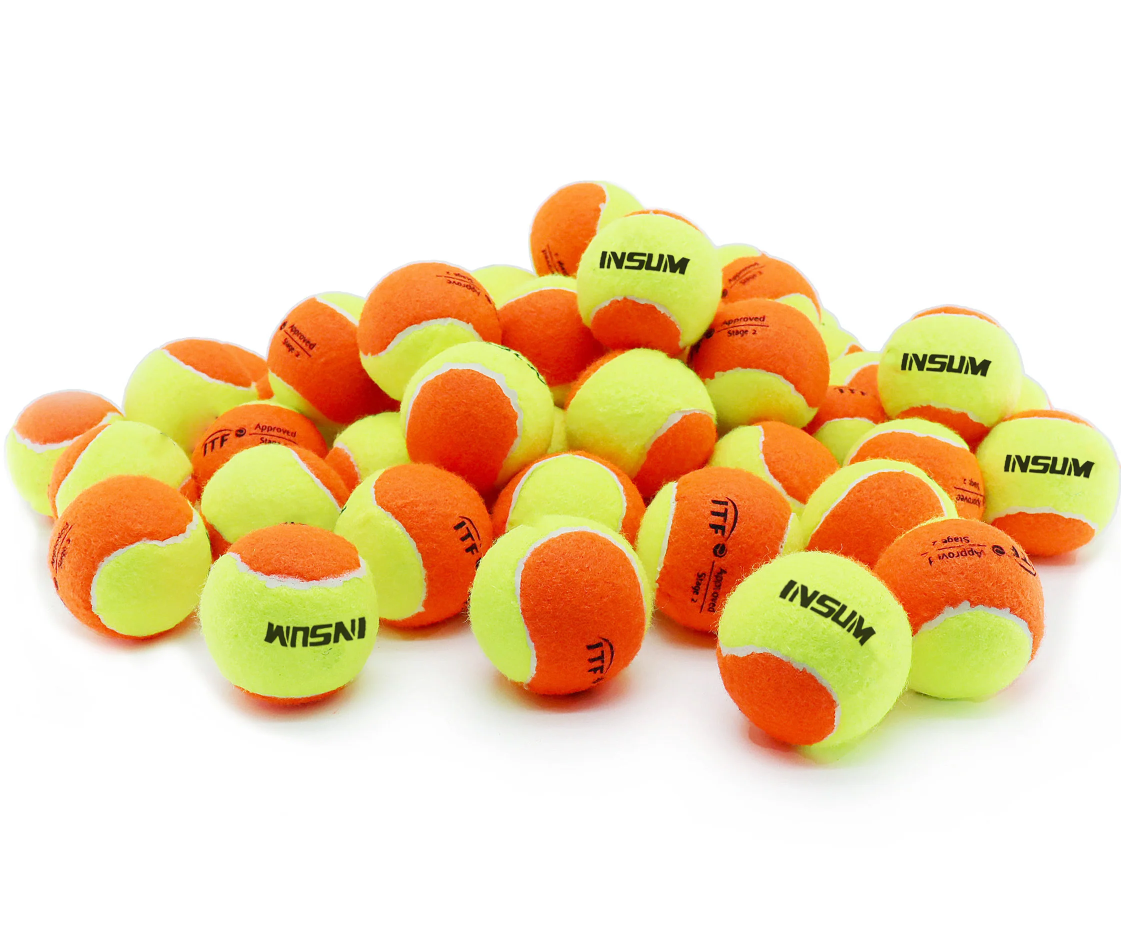 new INSUM Beach Tennis Balls 2025 3/6/9 Pcs Professional 50% Standard Pressure for Kids Tennis Accessories Training Balls
