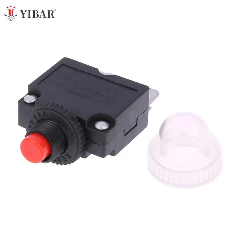 120VAC / 250VAC Thermal Switch Circuit Breaker Overload Protector 5A 6A 8A 10A 15A 20A Overload Switch Protector Fuse