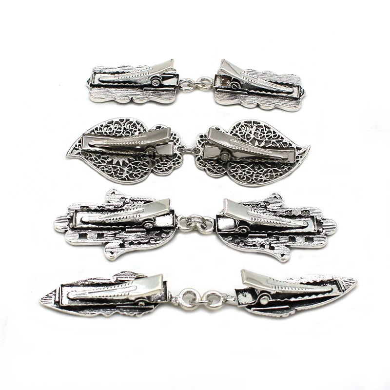 Retro Cloak Buckle Collar Clip Silk Scarf Shawl Buckle Women's Waist Fixed Brooch Belt Clip New Rhinestone Sweater Clasp Jewelry