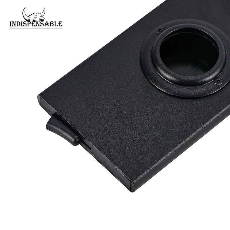 Anti-theft ID Credit Card Holder Airtag Minimalist Porte Carte Thin Aluminium Metal Wallets Air Pocket Case Bank Women Men Box