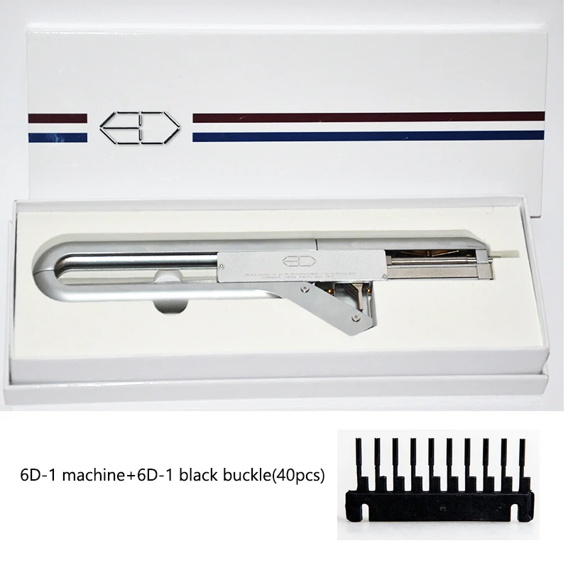 6D Hair Extensions Machine With10 pins Human Hair Connector Kits 6D Micro Link Remove Hair Plier Set 6D Har Buckle Hair Comb
