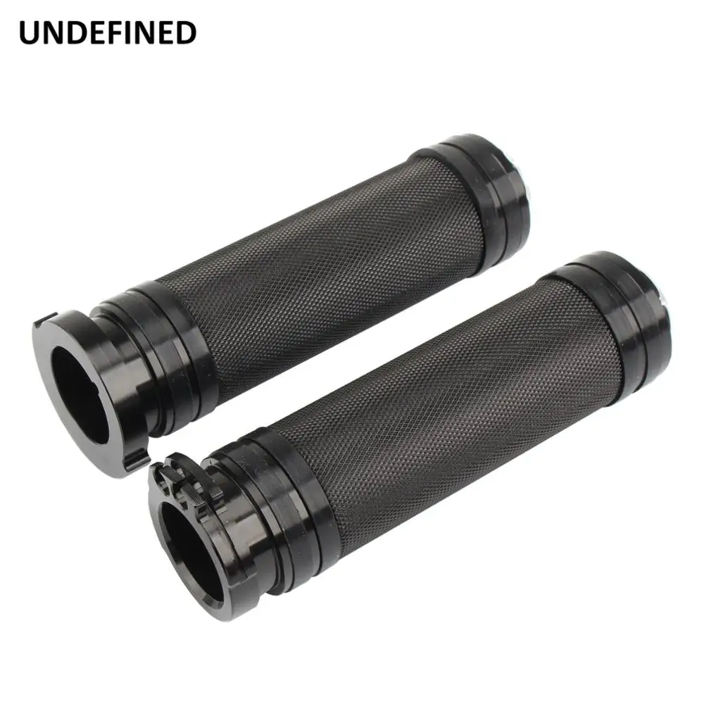25mm 1"Handle Grips Footpegs Shifter Nail Peg Black Handlebar Grip for Harley Sportster 883 1200 XL XR VRSC Softail Touring Dyna