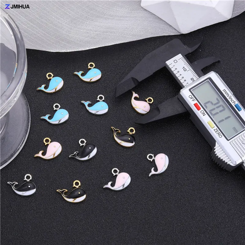 15pcs Cute Mini Enamel Unicorn Charms For Jewelry Making Findings DIY Handmade Earrings Bracelets Crafts Supplies Accessories
