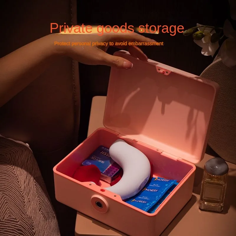 Fingerprint Safe Box Mini Safe Money Cash Coin Jewelry Security Storage Box Office Household File Secret Hidden Piggy Bank