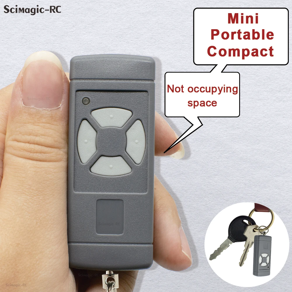 HORMANN new HSE2 HSE4 HSM4 HSM2 2025 HS2 HS4 40.685MHz Garage Remote Control Grey Buttons