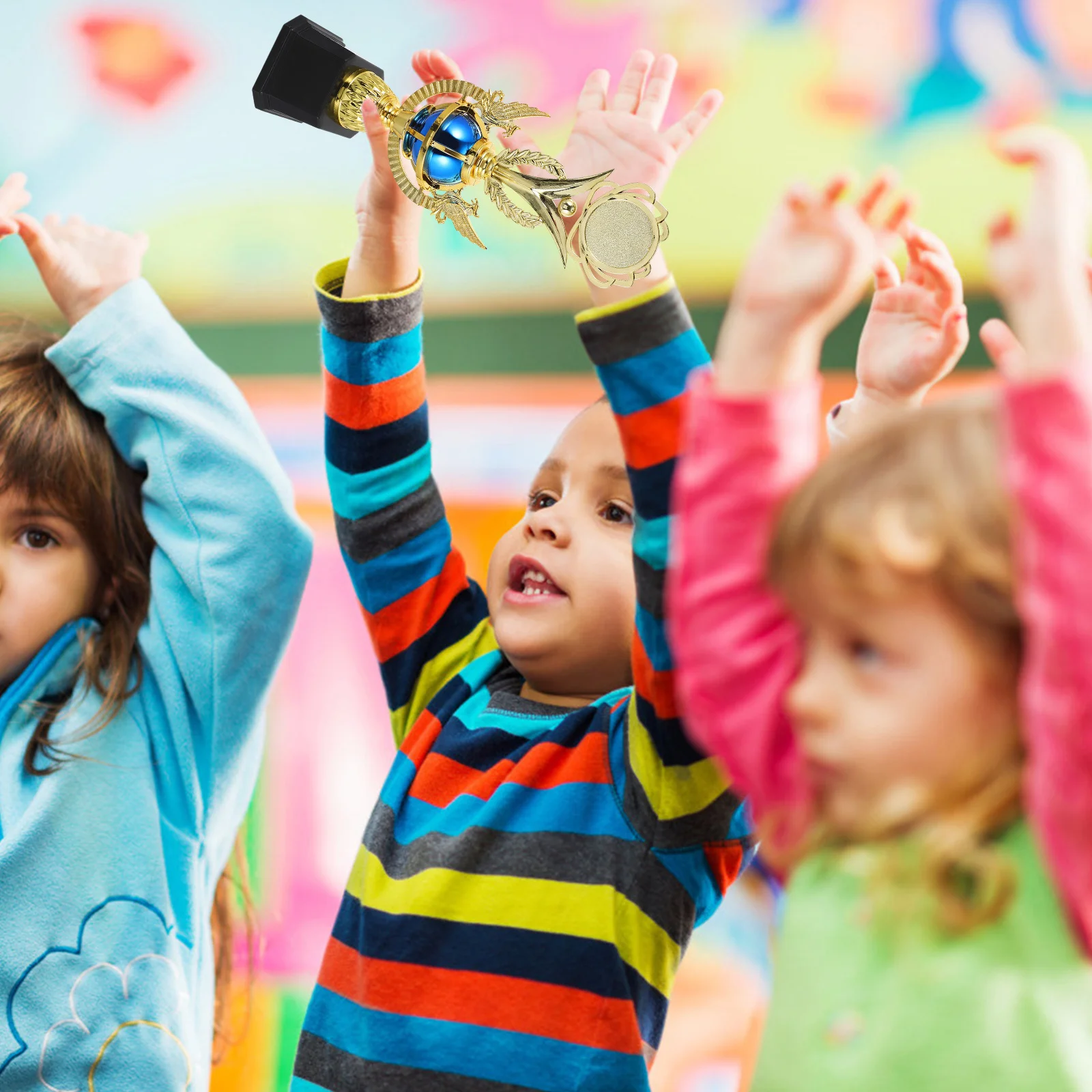 Soccer Trophies Kids Children's Trophy School Rewarding Supply Vivid Toy Celebrity Prize Cup Model Award Girl