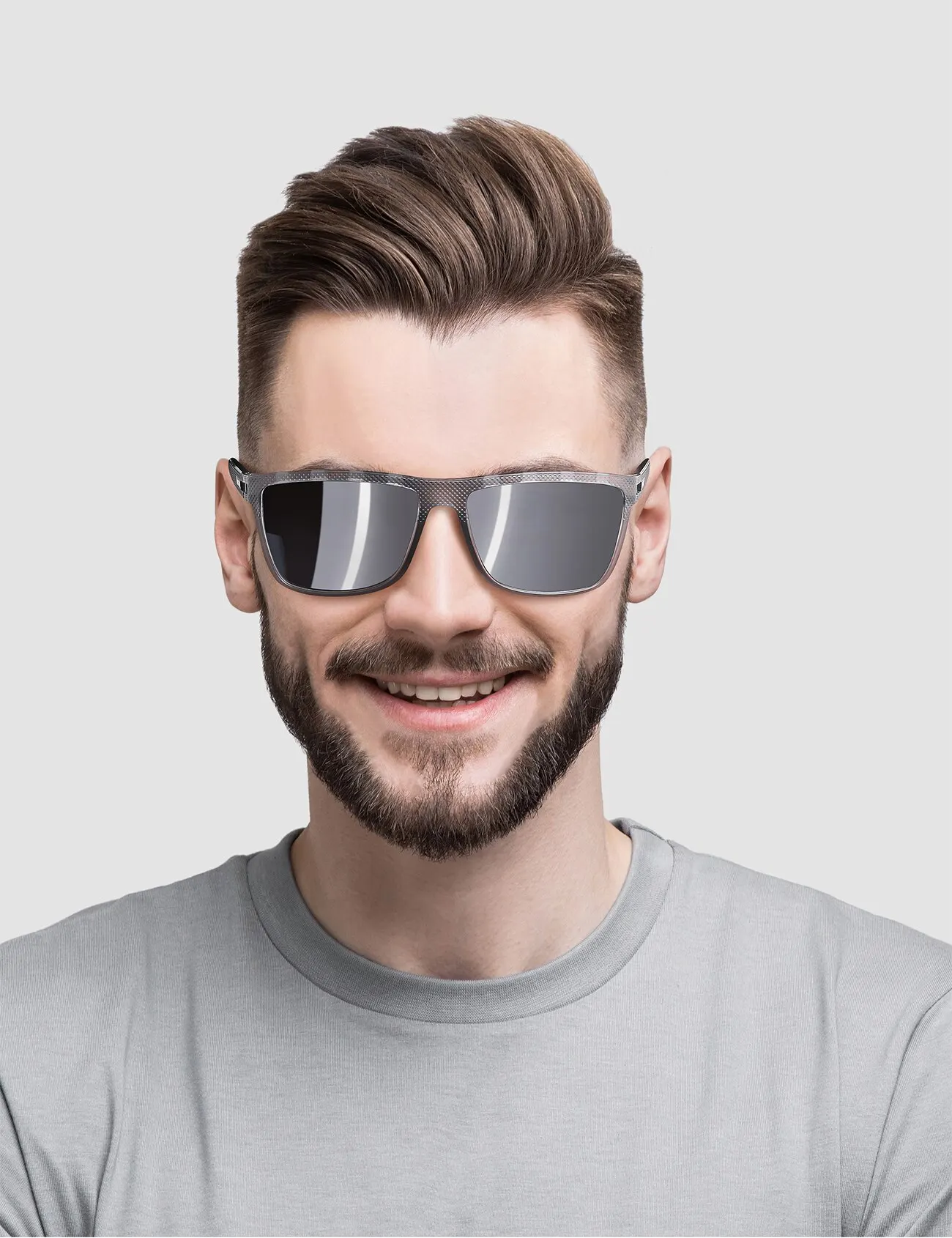 BACURY Original Design Polarized Sunglasses for Men High Quality TR90 Sports Utra Light Sun Glasses for Women Eyewear Accessory